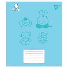 Зошит А5/18 арк лінія YES Miffy Bunny, 767621