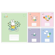 Зошит А5/24 арк кліт YES Miffy Playfull, 767636