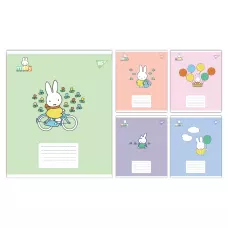 Зошит А5/24 арк кліт YES Miffy Playfull, 767636