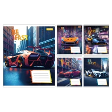 Зошит А5/12 арк кліт 1В Be Fast, 768004