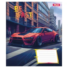 Зошит А5/12 арк кліт 1В Be Fast, 768004