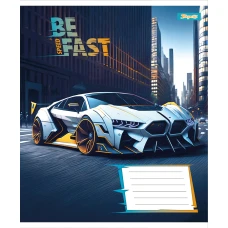 Зошит А5/12 арк кліт 1В Be Fast, 768004
