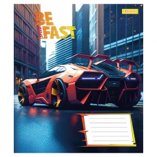 Зошит А5/12 арк кліт 1В Be Fast, 768004