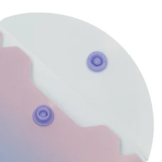 Папка-конверт YES A7 на кнопці "Fusion", рожево-блакитна, 492298