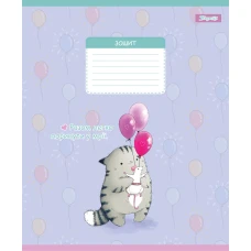 Зошит А5/12 арк коса 1В Meow Cat, 768150