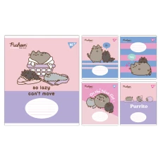 Зошит А5/12 арк коса YES Pusheen The Cat, 767614