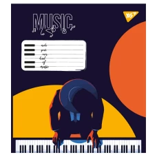 Зошит для нот А5, 12арк., Colours of music 767433 YES
