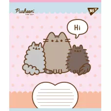 Зошит А5/18 арк кліт YES Pusheen Weekend, 767610
