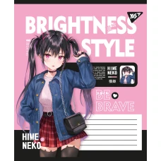 Зошит А5/18 арк кліт YES Brightness style, 767756