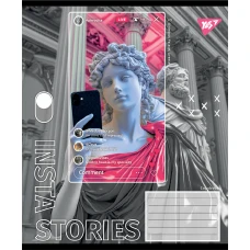Зошит А5/60 арк кліт YES Insta Storys, 767946