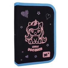 Пенал твердий YES одинарний з двома клапанами HP-04 Cute Unicorn 533627