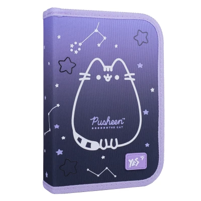 Пенал твердий YES одинарний з двома клапанами HP-04 Pusheen Stellar 533626