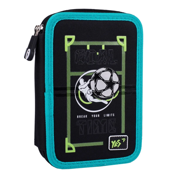Пенал твердий YES подвійний HP-01 Football Game 533641