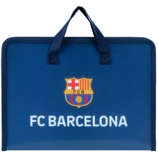 Папка-портфель на блискавці, 1 відділ., A4, FC Barcelona BC25-202 Kite