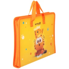 Папка-портфель на блискавці, 1 відділ., A4, Garfield GF25-202 Kite