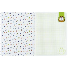 Блокнот з магнітною закладкою, А5, 60 арк., кліт., Garfield GF25-192 Kite