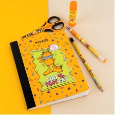 Блокнот з магнітною закладкою, А5, 60 арк., кліт., Garfield GF25-192 Kite