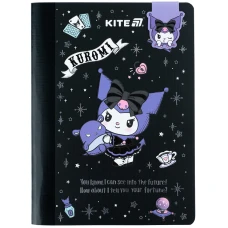 Блокнот з магнітною закладкою, А5, 60 арк., кліт., Kuromi HK25-192 Kite