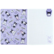 Блокнот з магнітною закладкою, А5, 60 арк., кліт., Kuromi HK25-192 Kite