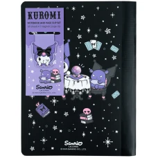Блокнот з магнітною закладкою, А5, 60 арк., кліт., Kuromi HK25-192 Kite