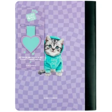 Блокнот з магнітною закладкою, А5, 60 арк., кліт., Studio Pets SP25-192 Kite