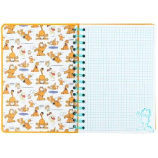 Блокнот на спіралі А5, 80 арк., кліт., Garfield GF25-190 Kite