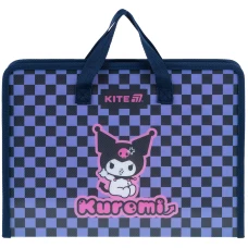 Папка-портфель на блискавці, 1 відділ., A4, Kuromi HK25-202-2 Kite