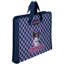 Папка-портфель на блискавці, 1 відділ., A4, Kuromi HK25-202-2 Kite