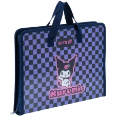 Папка-портфель на блискавці, 1 відділ., A4, Kuromi HK25-202-2 Kite