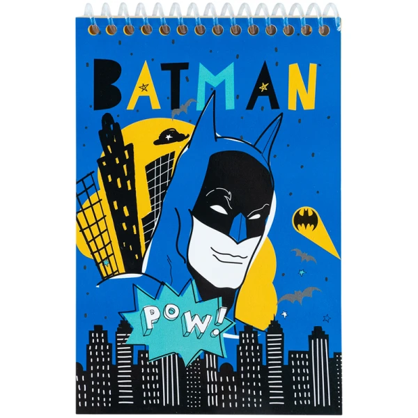 Блокнот пласт обкл., спіраль, А6, 48арк., нелінований DC Comics DC25-196 Kite