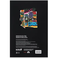 Блокнот термобіндер А5 64арк. нелінований, Ninja Turtles NT25-193-2 Kite