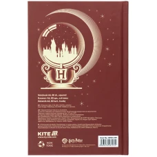 Книга записна А6, 80арк. кліт. тверда обкл. Harry Potter HP25-199 Kite