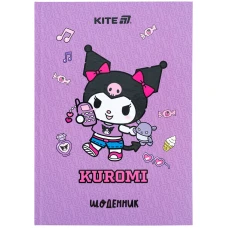 Щоденник шкільний, тверда обкл, Kuromi HK25-262-3 Kite