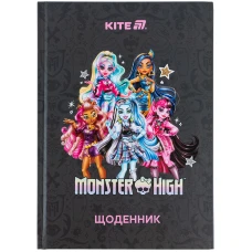 Щоденник шкільний, тверда обкл, Monster High MH25-262 Kite