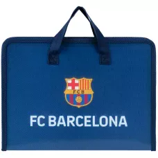 Папка-портфель на блискавці, 1 відділ., A4, FC Barcelona BC25-202 Kite