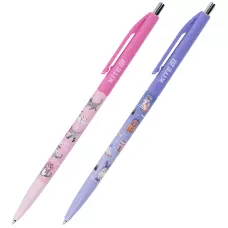 Ручка кульк. автомат., 0,5мм. синя Fashion Cat K25-361-1 Kite