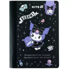 Блокнот з магнітною закладкою, А5, 60 арк., кліт., Kuromi HK25-192 Kite