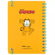 Блокнот на спіралі А5, 80 арк., кліт., Garfield GF25-190 Kite