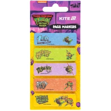 Закладка паперова з малюнком, 5х15х50мм,100 шт, прям.,Ninja Turtles NT25-480 Kite