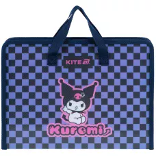 Папка-портфель на блискавці, 1 відділ., A4, Kuromi HK25-202-2 Kite