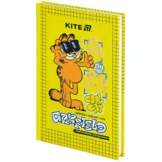 Книга записна А6, 80арк. кліт. тверда обкл. Garfield GF25-199 Kite