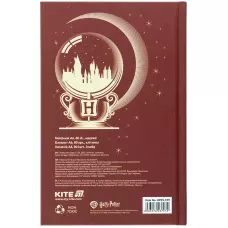 Книга записна А6, 80арк. кліт. тверда обкл. Harry Potter HP25-199 Kite