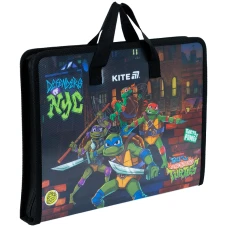 Папка-портфель на блискавці, 1 відділ., A4, Ninja Turtles NT25-202 Kite