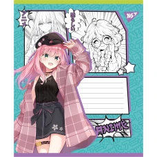 Зошит А5/18 арк кліт YES Anime teenagers, 767981