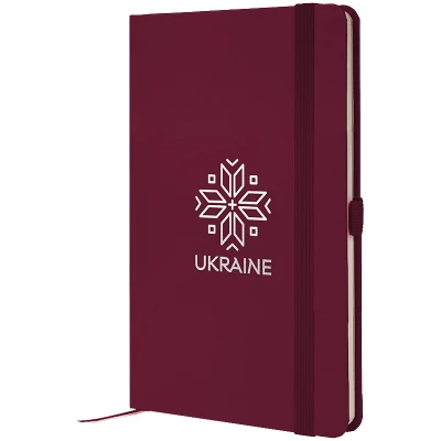 Книга записна Partner, 125*195, 96арк, кліт, винна, Вишиванка, 8201-46-7-A