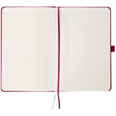 Книга записна Partner, 125*195, 96арк, кліт, винна, Колоски, 8201-46-8-A