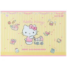 Зошит для малювання, 12 арк., скоба, софт тач + УФ лак, Hello Kitty HK25-241-1 Kite