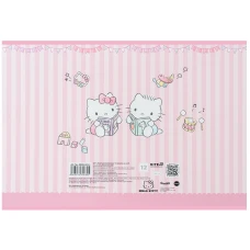 Зошит для малювання, 12 арк., скоба, софт тач + УФ лак, Hello Kitty HK25-241-1 Kite