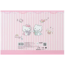Зошит для малювання, 12 арк., скоба, софт тач + УФ лак, Hello Kitty HK25-241-1 Kite