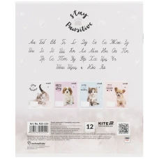 Зошит 12 арк., коса, софт тач + УФ лак, Rachael Hale R25-235 Kite